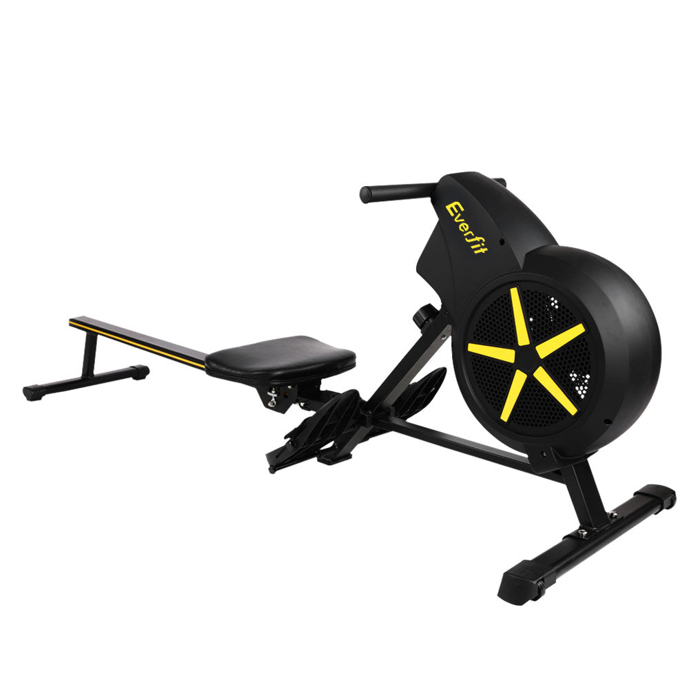 Everfit Rowing Exercise Machine Rower Resistance Fitness Home Gym Cardio Air - Everfit