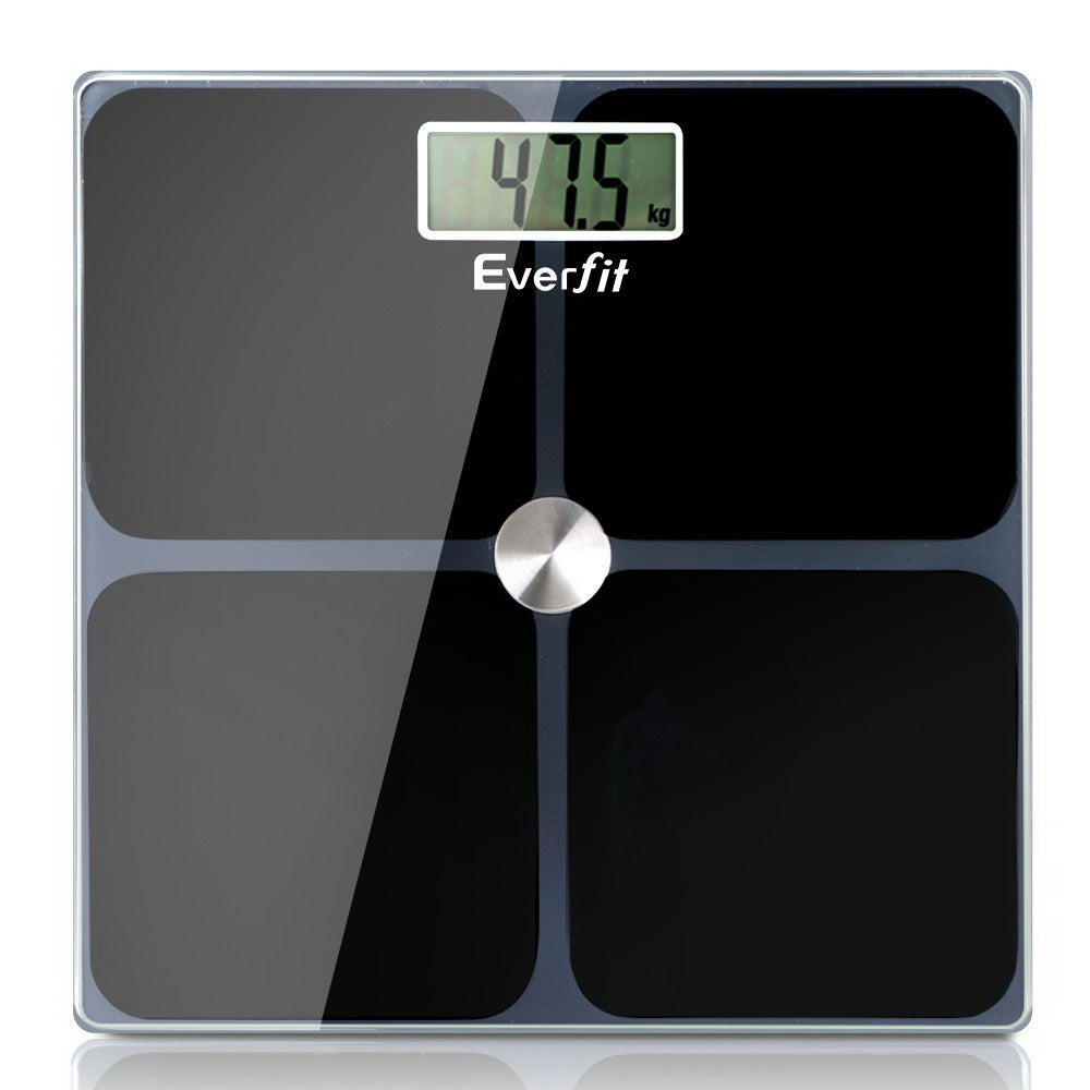 Everfit Electronic Bathroom Scales Digital Body Weight Scale 180kg