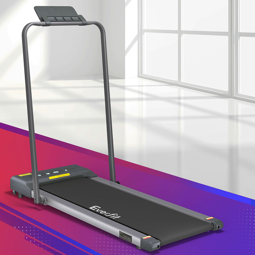 Everfit Treadmill Electric Walking Pad Under Desk Home Gym Fitness 380mm Grey - Everfit