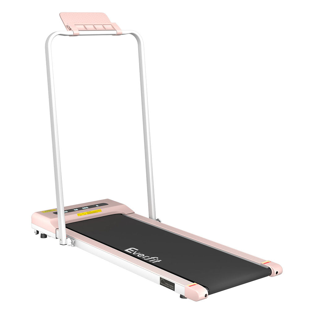 Everfit Treadmill Electric Walking Pad Under Desk Home Gym Fitness 380mm Pink - Everfit