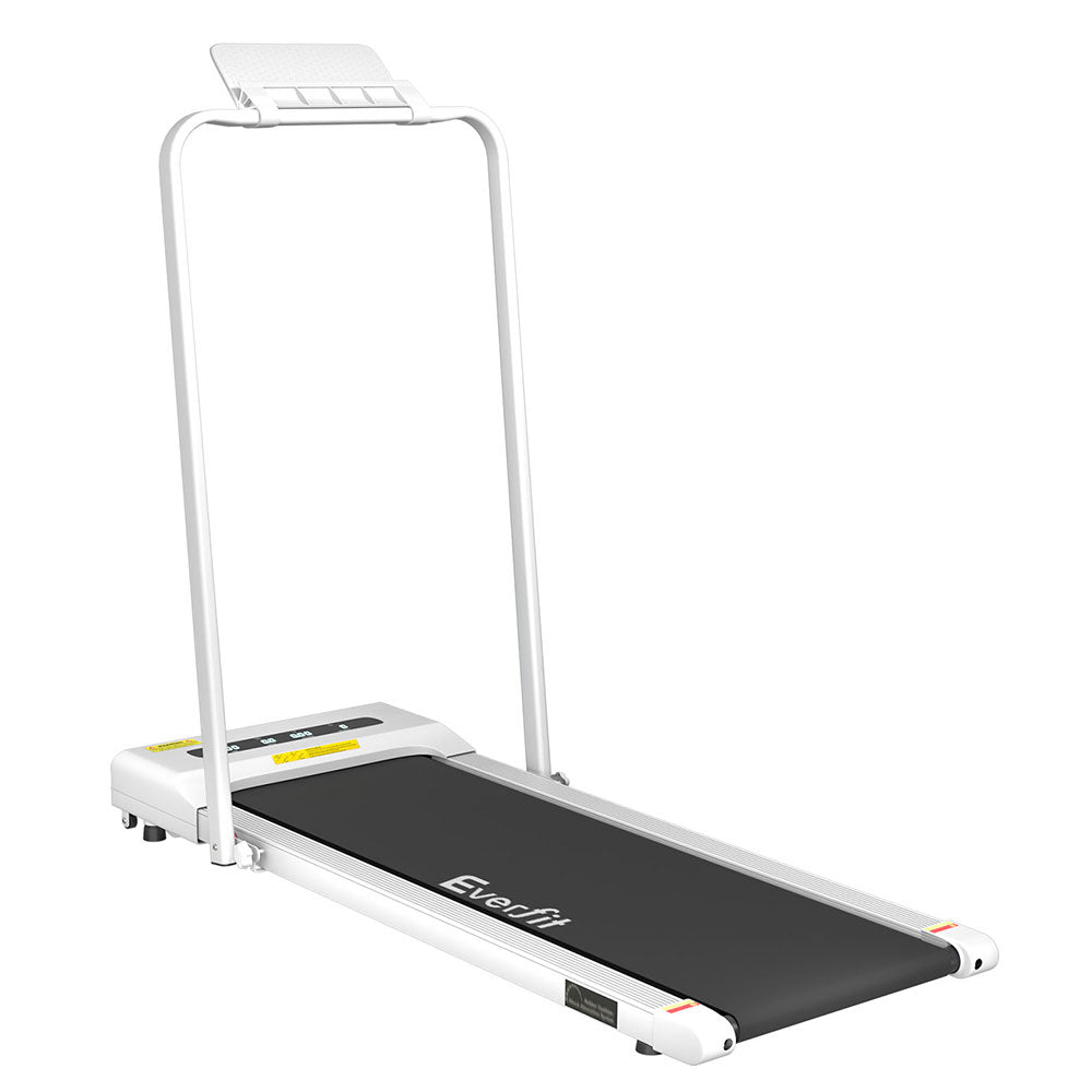 Everfit Treadmill Electric Walking Pad Under Desk Home Gym Fitness 380mm White - Everfit