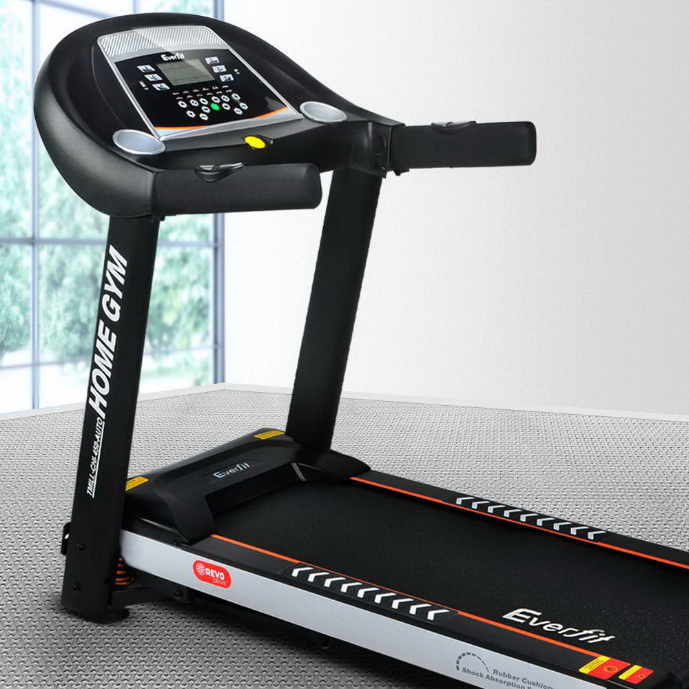 RUNCOMPAX Electric Treadmill Running Machine Black