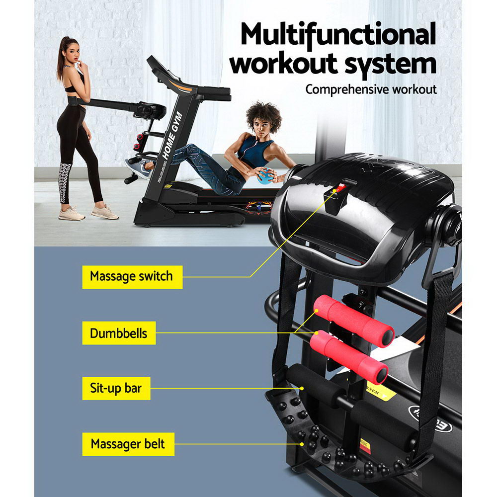 RUNPRO Electric Treadmill Multifunctional - Everfit Australia